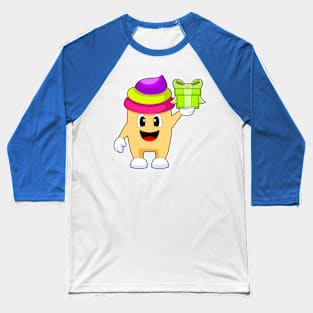 Cupcake Christmas Package Baseball T-Shirt